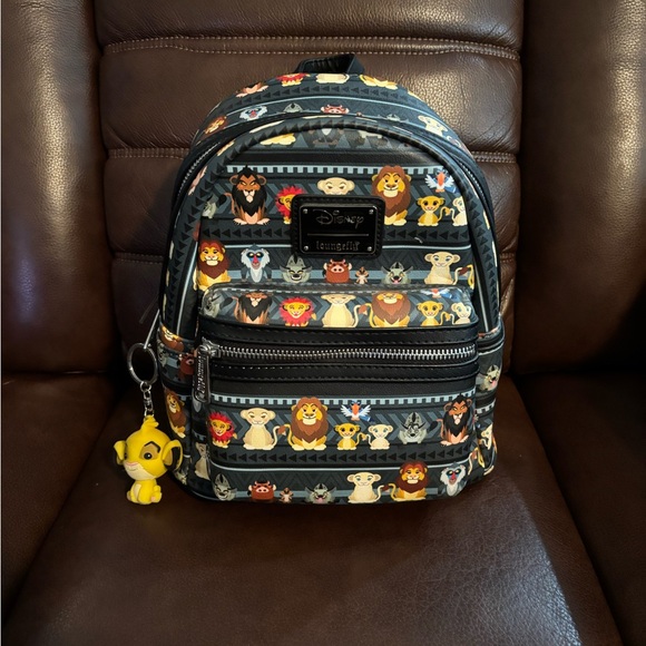 Disney Lion King Character Backpack with Keychain